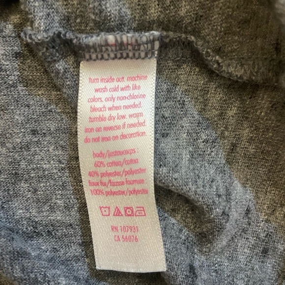 Lot of 3 Girls Short Sleeve Tee Shirts Size 10 Patriotic Love Sequin Smiley Face - Picture 9 of 14